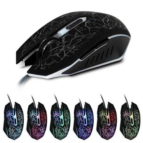 2400DPI Adjustable Optical LED Wired Gaming Mice