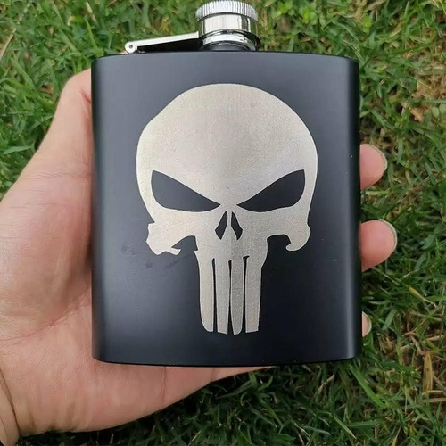 Etched Hip Flask,Best Man Flask,Groomsman Gifts