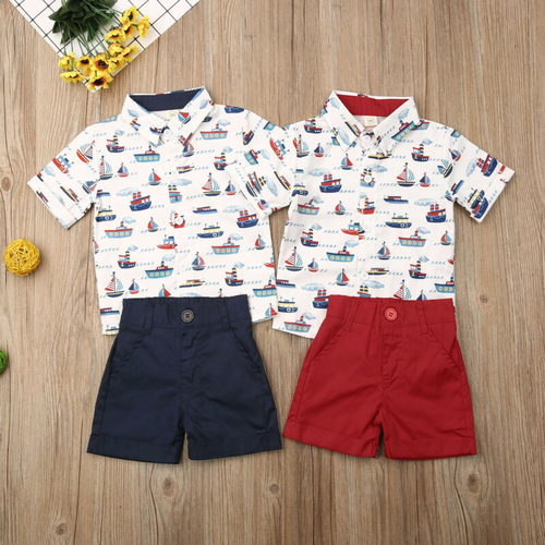Pudcoco Summer Toddler Kids Baby Boy Gentleman