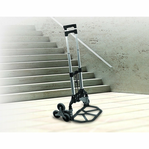 Stair Climbing Trolley 6 Wheels Aluminium Folding Hand Cart Climb