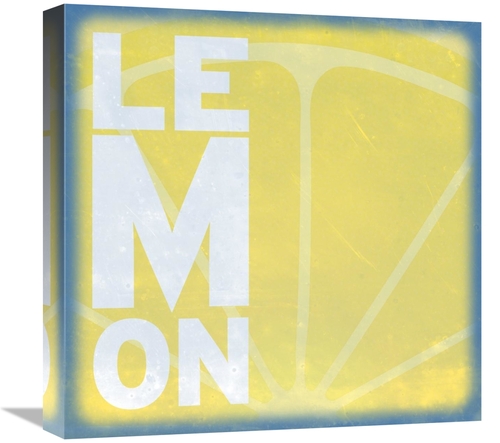 Global Gallery GCS-458092-1818-142 18 x 18 in. Citrus - Lemon Art Prin