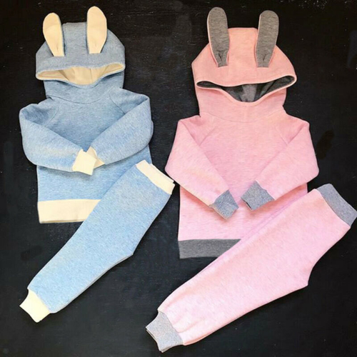 Pudcoco Autumn Toddler Kids Baby boys Girl Solid