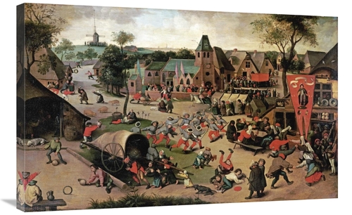 Global Gallery GCS-266431-36-142 36 in. A Carnival on the Feastday of 