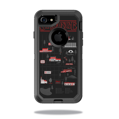 MightySkins OTDIP8-Strange Map Skin for Otterbox Defender iPhone SE 20