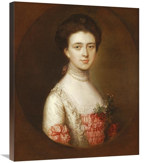 Global Gallery GCS-266353-30-142 30 in. Portrait of a Lady Art Print -