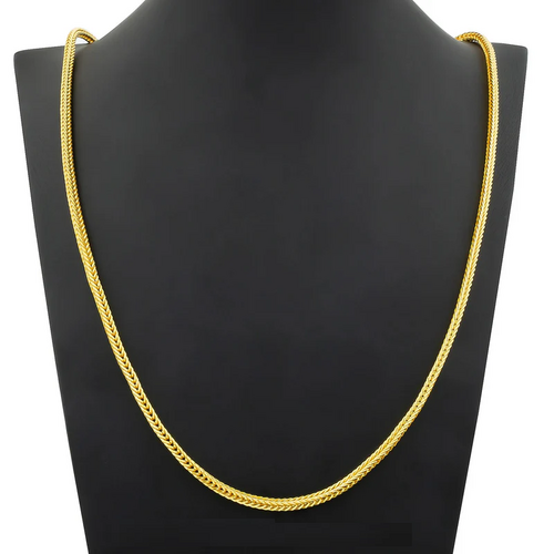 Thick Layer Gold Pleated chain