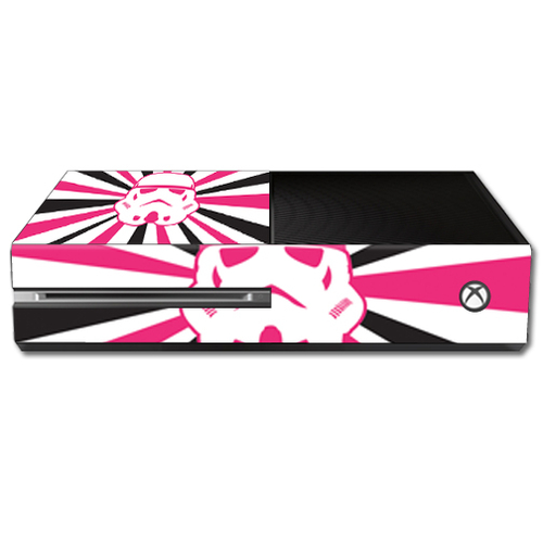 MightySkins MIXBONE-Pink Star Rays Skin Decal Wrap for Microsoft Xbox 