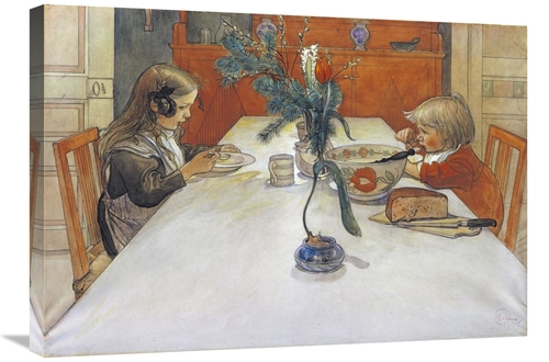 Global Gallery GCS-268225-30-142 30 in. The Evening Meal Art Print - C