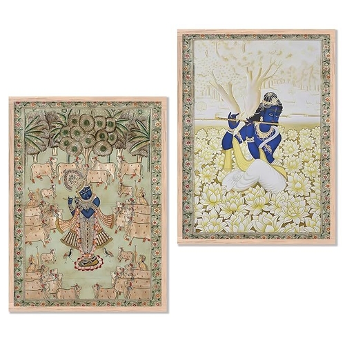 Shreenath Ji Framed Painting for Living Room, Pooja Room | Shri Nath