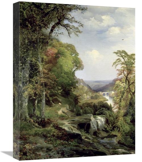 Global Gallery GCS-278760-22-142 22 in. Along the Wissahickon Art Prin