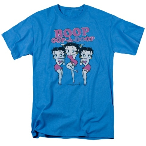 Trevco Boop-The Boops Have It - Short Sleeve Adult 18-1 Tee - Turquois