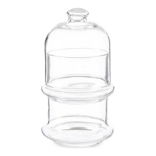 Jar Villa Patisserie Chocolates Glass (9 x 16,5 x 9 cm)