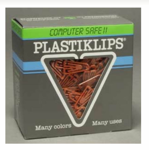 Plastiklips Paper Clips Small Size 1000 Pack BROWN (LP-0290)