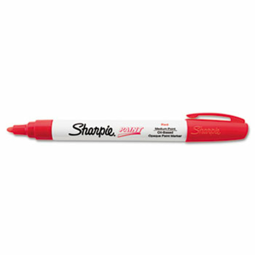 Sanford Ink Company 35550 Permanent Paint Marker; Medium Point; Red