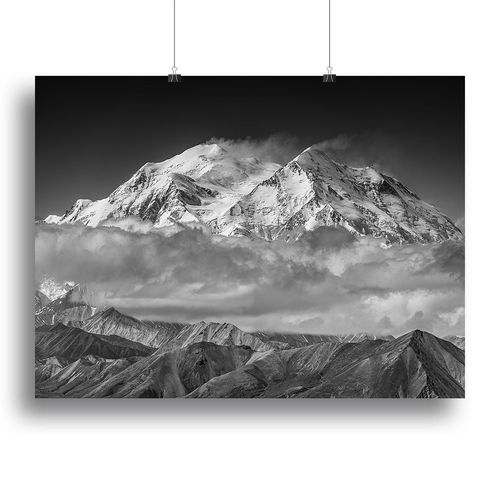 Denali From The Opposing Ridge Line Canvas Print or Poster
