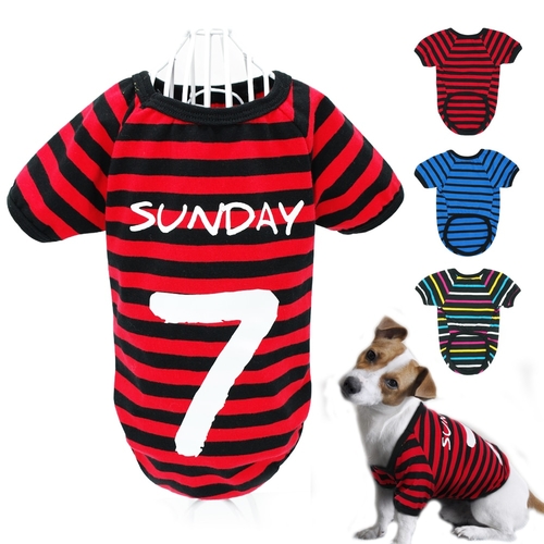 Spring Dog Clothes Soft Cotton Puppy Summer T