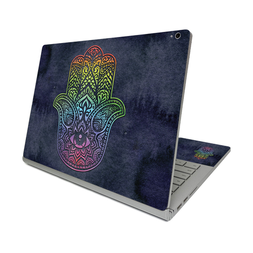 MightySkins MISURF31320-Rainbow Hamsa Skin for Surface Book 3 13.5 in.