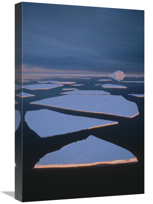 Global Gallery GCS-451223-1624-142 16 x 24 in. Broken Fast Ice Under M