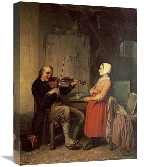 Global Gallery GCS-268010-22-142 22 in. The Fiddler Art Print - Napole