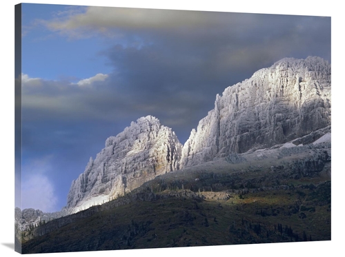 Global Gallery GCS-396394-3040-142 30 x 40 in. Snow Dusted Mountains&#