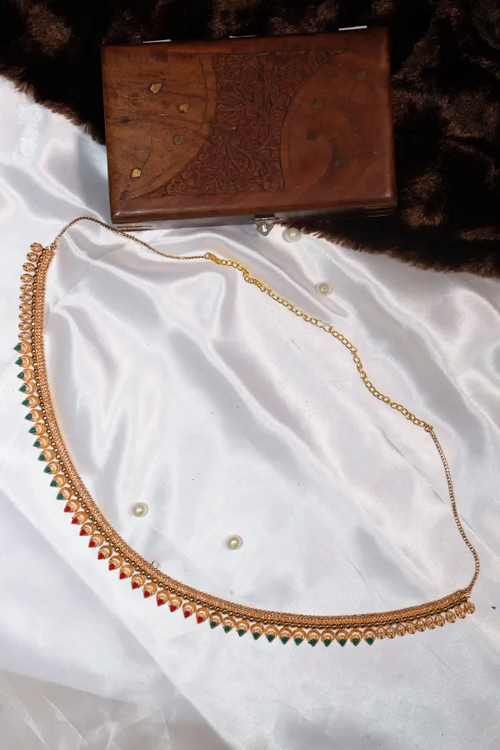 Stylish Gold Plated Kamar Band