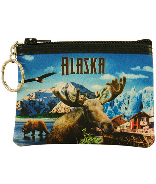Americaware SPALA01 Alaska Full Color Coin Purse