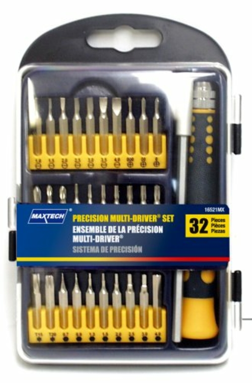 Maxtech Consumer Products 16521MX 32 Pieces Precision Multi - Driver S
