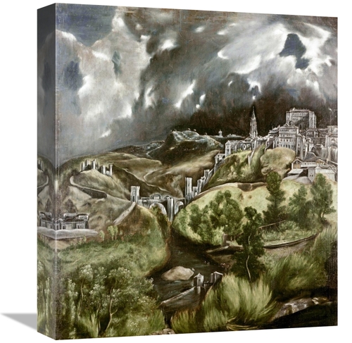 Global Gallery GCS-277490-16-142 16 in. View of Toledo Art Print - El 