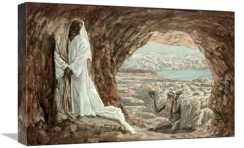 Global Gallery GCS-280371-22-142 22 in. Jesus Tempted in the Wildernes