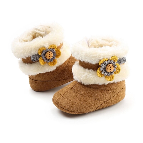 Toddler Baby Boy Girl Winter Warm Slippers Boots