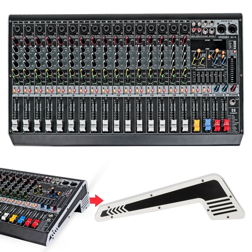 5Core Audio Mixer 16 Channel DJ Mixing Board Bluetooth USB Analog
