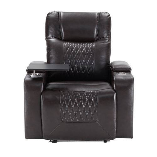 Power Motion Recliner with USB Charging Port and Hidden Arm Storage 2