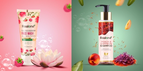 Combo Of Pink Lotus & Raspberry Face Wash | 100Ml And Peach & Saffron