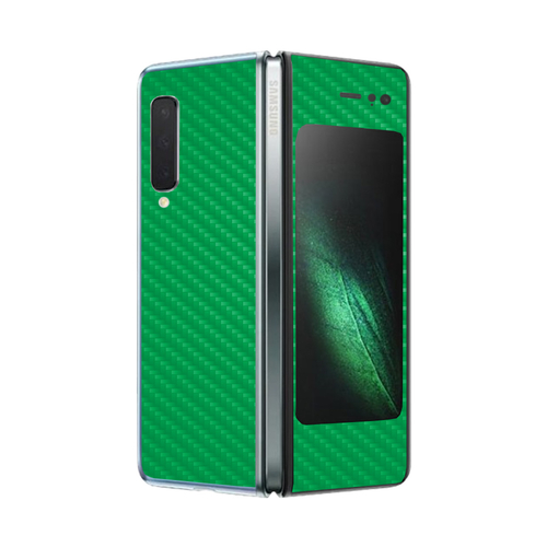 MightySkins CF-SAGFO-Solid Green Carbon Fiber Skin for Samsung Galaxy 