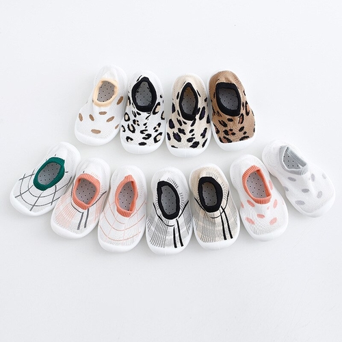 Baby Sock Shoes with Rubber Soles Infant Sock