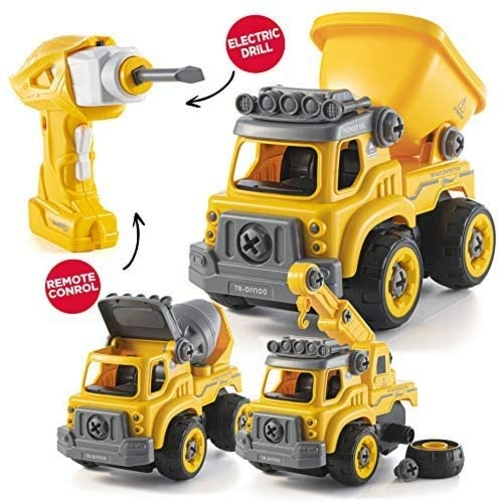 DIY Remote Control Construction Truck Electric Drill Build it Yourself