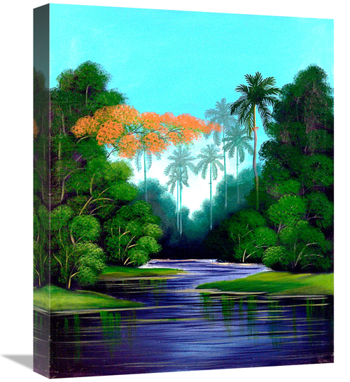 Global Gallery GCS-477307-1620-142 16 x 20 in. The Lake Art Print - Fe