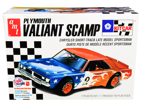 Skill 2 Model Kit Plymouth Valiant Scamp Kit Car 1/25 Scale Model by