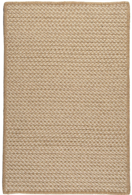 Colonial Mills Rug HD33R036X060S Natural Wool Houndstooth - Tea 3 in. 