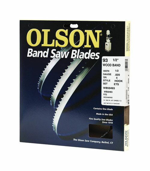 Olson 2482412 0.5 x 93.5 in. Band Saw Blade