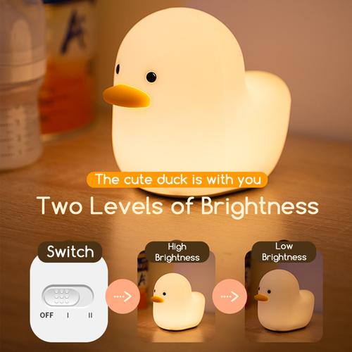 Duck Night Light Kids Cute Baby Night Light lamp USB Rechargeable