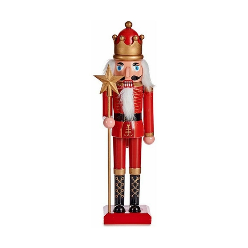 Decorative Figure Red Nutcracker 7,5 x 28,5 x 7,5 cm Plastic