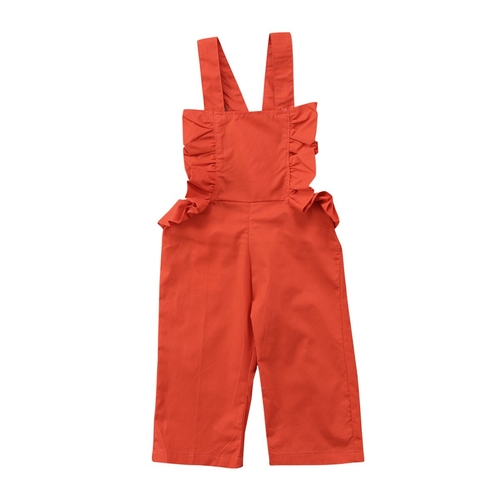 Orange Strap Funny Newborn Kid Baby Girls Bib