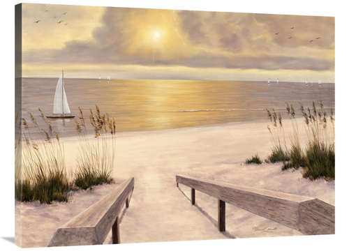 Global Gallery GCS-136049-3040-142 30 x 40 in. Beach Glow Art Print - 