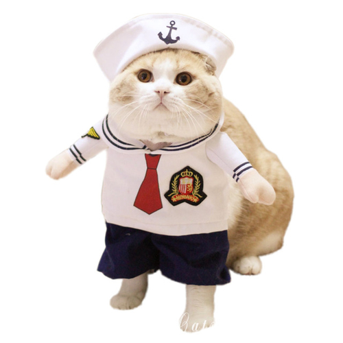 Cat/Dog Costume Suit Sailor Cosplay Clothes For