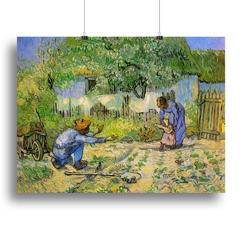 First Steps by Van Gogh Canvas Print or Poster