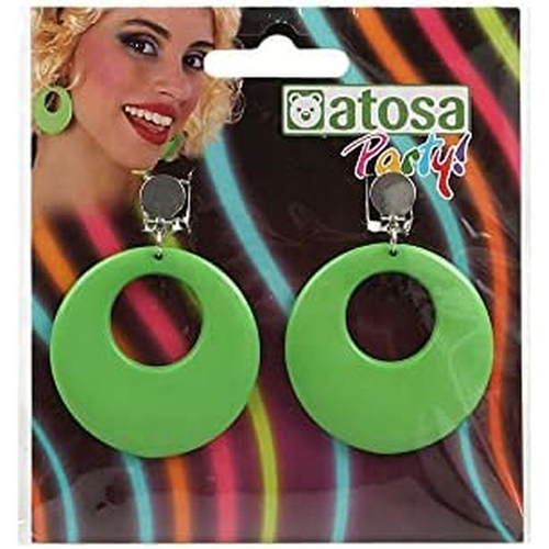 Earrings Neon Green