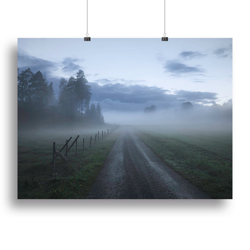 Moody Road Canvas Print or Poster
