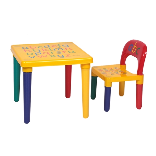 Children Letter Table Chair Set