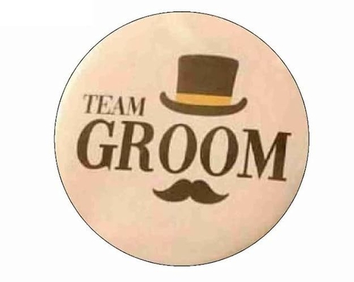 Team Groom Wedding Badges (props) | Badges for Wedding, (Pack of